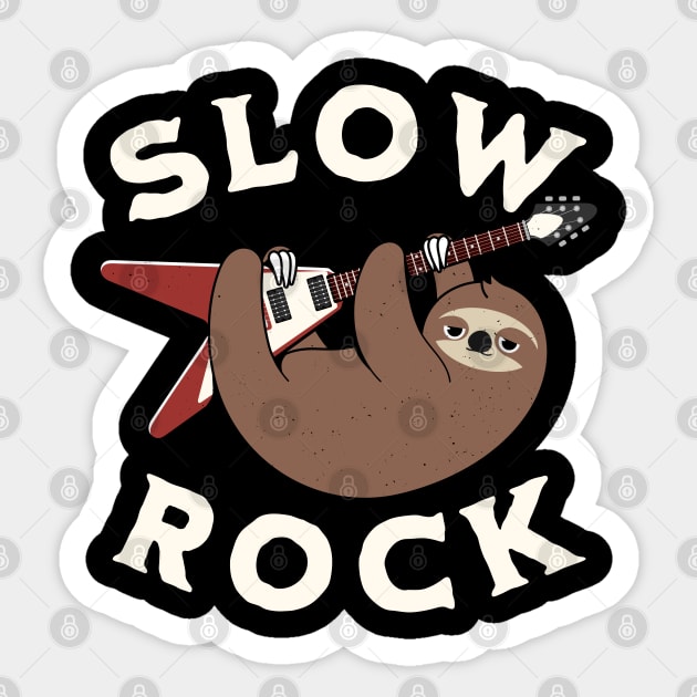 Slow Rock Sticker by GoshWow®